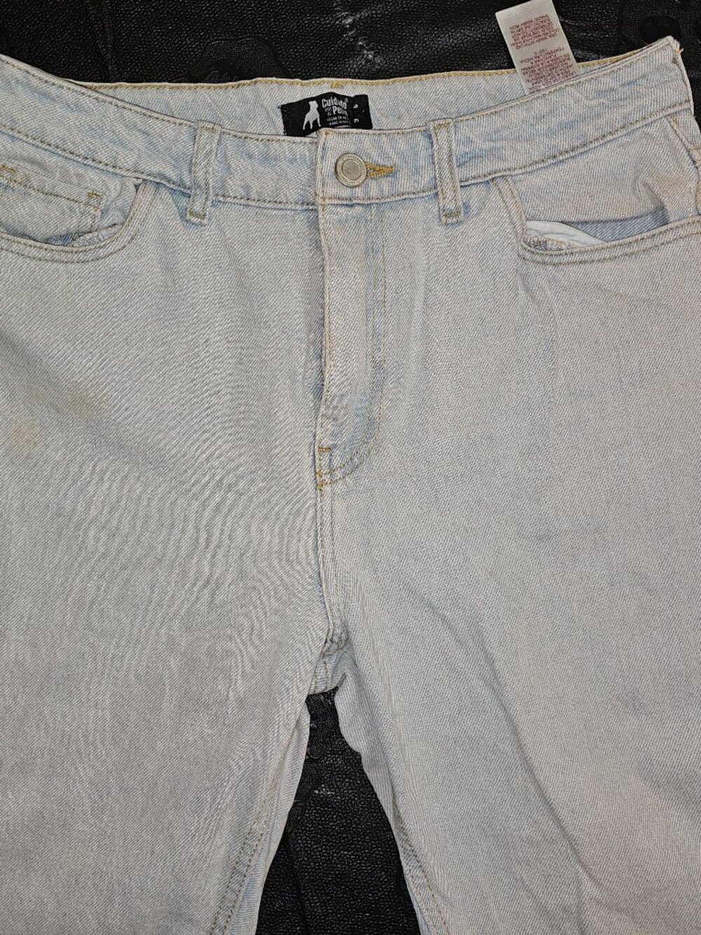 Cuidado con el Perro High Waisted Light Wash Denim Jeans Size 6